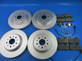 Maserati Quattroporte front rear brake pads & rotors smooth TopEuro #6921